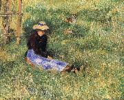 Camille Pissarro, Woman and goats